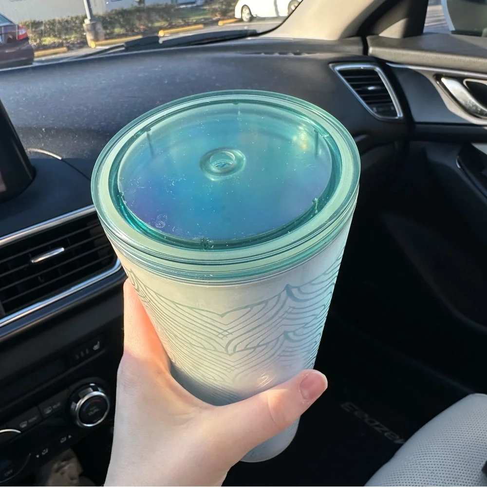 Starbucks 50th Anniversary Limited Edition Tumbler Frosted Iridescent Mermaid